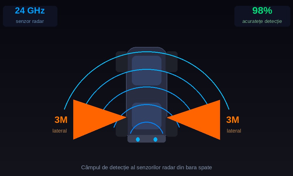 Tehnologie unghi mort 24GHz