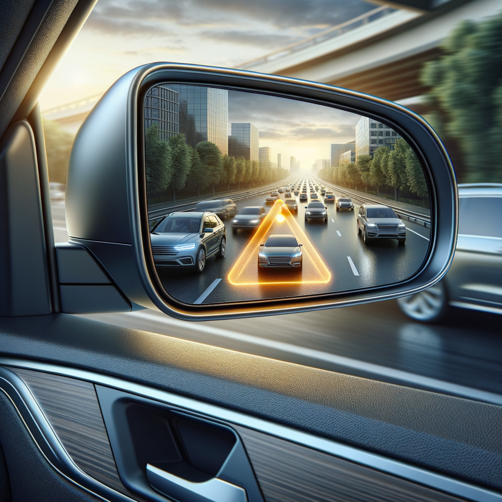 Oglindă cu avertizare unghi mort